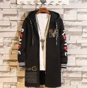 Veste d'automne longue pour homme F1241 6