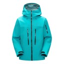 Veste d’extérieur imperméable pour homme avec capuche Poches zippées Poignets réglables Matière respirante Veste coupe-vent pour le sport et la randonnée 4