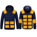 Veste d'hiver chauffante pour homme 17 zones T1164 2