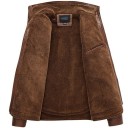 Veste d'hiver en cuir pour hommes F1126 2