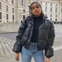 Veste d'hiver femme noire B675 2