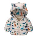 Veste d'hiver pour enfants avec capuche et oreilles Unisexe veste chaude à zip Polyester doux et chaud Vêtements d'hiver mignons pour garçons et filles 2