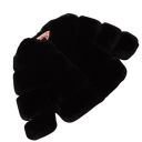 Veste d'hiver pour enfants unie Fermeture éclair Fourrure chaude Manteau d'hiver douillet pour enfants 6