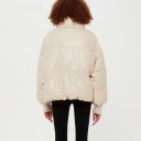 Veste d'hiver pour femme en simili cuir P1589 3