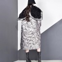 Veste d'hiver pour femmes argentée 3