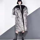 Veste d'hiver pour femmes argentée 4