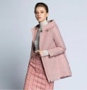 Veste d'hiver pour femmes avec capuche Protège du vent, de la pluie et de la neige Surface matelassée Fermeture éclair à double sens 12