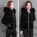 Veste d'hiver pour femmes avec fourrure P1659 3