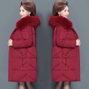 Veste d'hiver pour femmes avec fourrure P2140 1