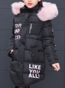Veste d'hiver pour fille avec fourrure J1290 3