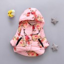 Veste d'hiver pour fille Rose J2501 9