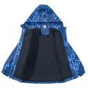 Veste d'hiver pour garçon avec capuche Veste matelassée chaude à fermeture éclair Vêtements d'automne et d'hiver Matériau en coton-polyester confortable pour un usage quotidien 4