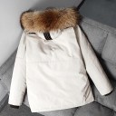 Veste d'hiver pour homme avec fourrure F1107 1