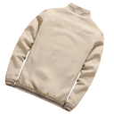 Veste d'hiver pour homme Résistante au vent Conception chaude Fermeture éclair Poches pratiques Polyester résistant Veste d'hiver pour un usage quotidien en période froide 5