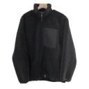 Veste d'hiver unisexe en peluche pour homme avec col roulé Fermeture éclair Poches Poche zippée sur la poitrine Conception hivernale 2