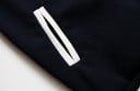 Veste de baseball printanière pour femmes au style d'uniforme scolaire américain Manches contrastées Fermeture à pressions Bords côtelés rayés 11