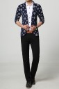 Veste de costume décontractée pour homme avec imprimé J2179 2