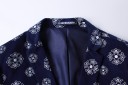 Veste de costume décontractée pour homme avec imprimé J2179 17