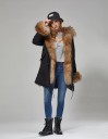 Veste de luxe pour femmes avec fourrure J2796 3