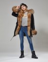 Veste de luxe pour femmes avec fourrure J2796 5