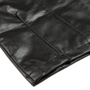 Veste de luxe pour fille en simili cuir - Noir 4