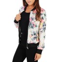Veste de printemps/automne pour femmes avec motif floral J704 3