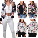 Veste de printemps/automne pour femmes avec motif floral J704 7