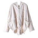 Veste de printemps déchirée pour femmes 5