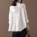 Veste de printemps déchirée pour femmes 2