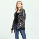 Veste de printemps pour femmes avec des paillettes 2