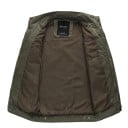 Veste de printemps pour homme avec patchs Veste zippée légère et élégante avec poches Veste décontractée en coton avec col Veste 7
