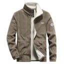 Veste de randonnée softshell imperméable, veste de chasse, manteau de ski POLYESTER avec col montant zippé et poches, disponible 6