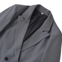 Veste élégante pour femmes avec col et poches Veste de soirée unie à boutons en polyester Veste stylée disponible en plusieurs couleurs 6