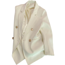 Veste élégante pour femmes avec col et poches Veste unie en polyester Manteau stylé dans différentes couleurs pour le bureau, les événements sociaux et les loisirs 7