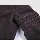 Veste en cuir d'hiver pour homme avec col 5