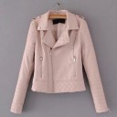 Veste en cuir pour femmes A1888 4