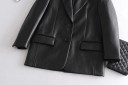 Veste en cuir pour femmes P1353 4
