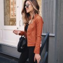 Veste en cuir pour femmes P1364 2