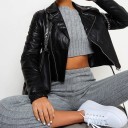 Veste en cuir pour femmes P1477 2