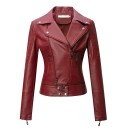 Veste en cuir pour femmes P2052 3