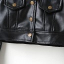 Veste en cuir pour fille L1891 4