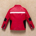 Veste en cuir pour garçon J1932 5