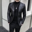 Veste en cuir pour homme A2646 1