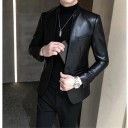 Veste en cuir pour homme A2646 3