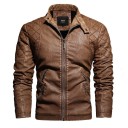 Veste en cuir pour homme F1058 5