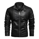 Veste en cuir pour homme F1058 3