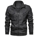 Veste en cuir pour homme F1089 2
