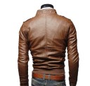 Veste en cuir pour homme F1092 1