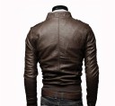 Veste en cuir pour homme F1092 2