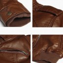Veste en cuir pour homme F1092 4